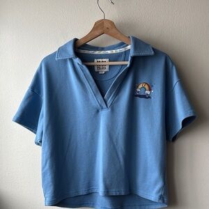 American Eagle Pride Cropped Polo Size Medium